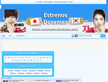 Tablet Screenshot of estrenosdoramas.net